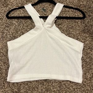 White Crop top